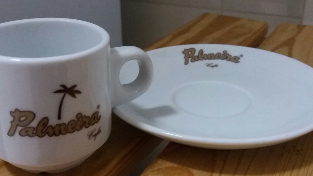 Chávenas de café Tenco e Palmeira - em excelente estado (2 pares cada)