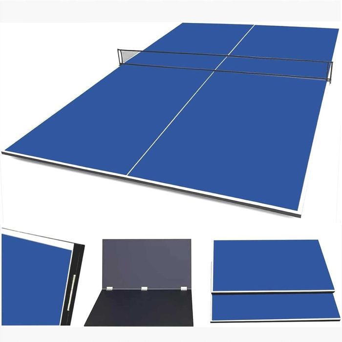 HLC Stół tenisowy nakładka 274×152×1,5 cm  ping pong blat odwracany