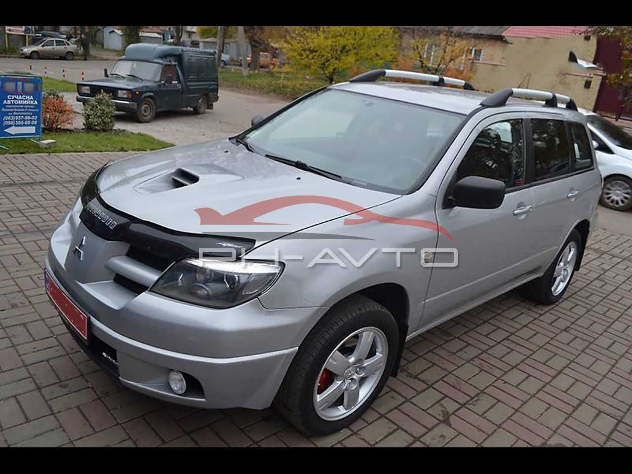 Мухобойка Дефлектор Капоту Mitsubishi Outlander 2001-2006 р.в.