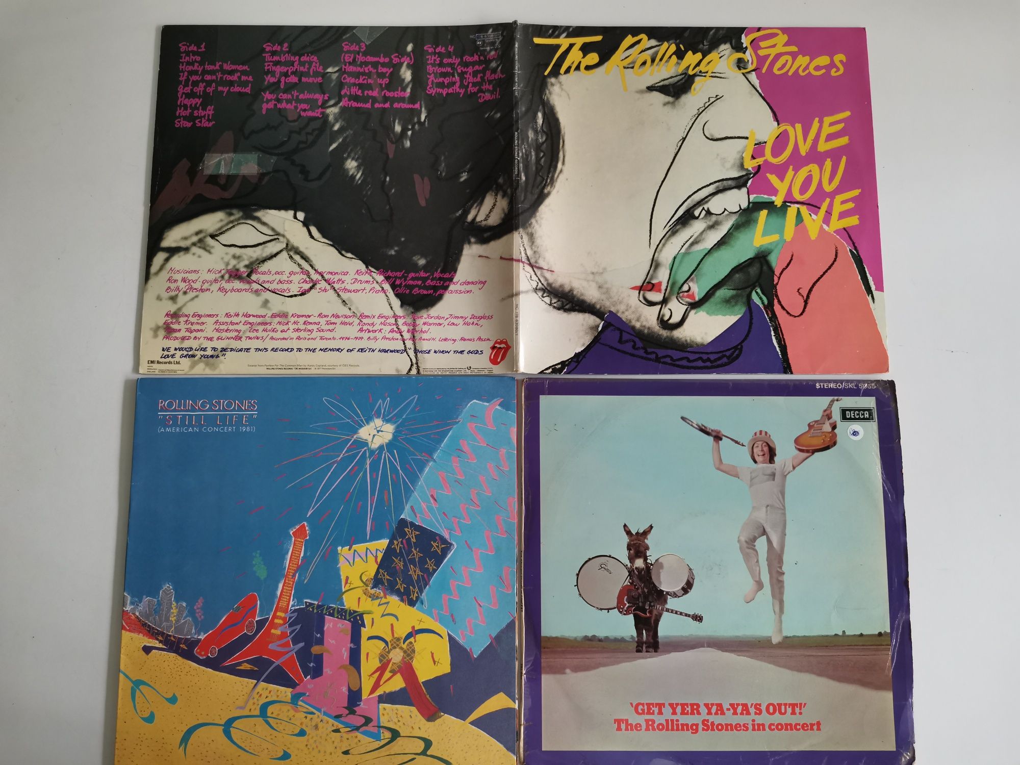 Discografia dos ROLLING STONES: Álbuns até 1989 {Discos de Vinil /LPs}