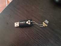 Pen (pendrive) 2GB com criptografia AES 256bit, desbloqueio com senha