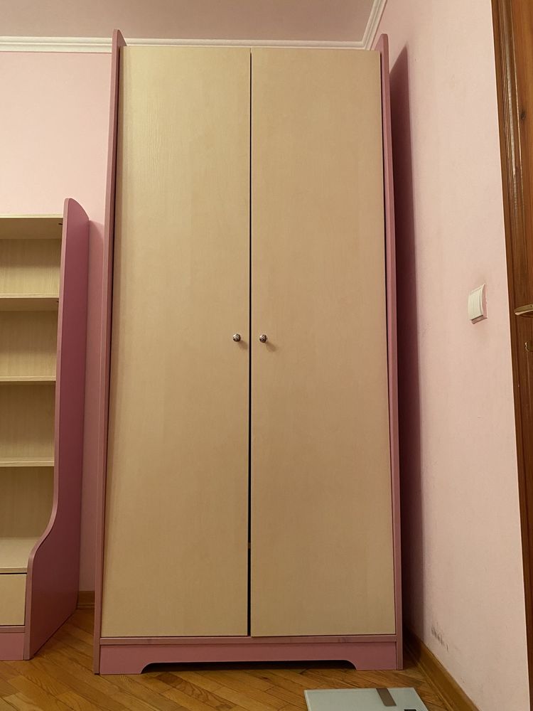Укомплектована дитяча кімната рожева (меблі). САМОВИВІЗ