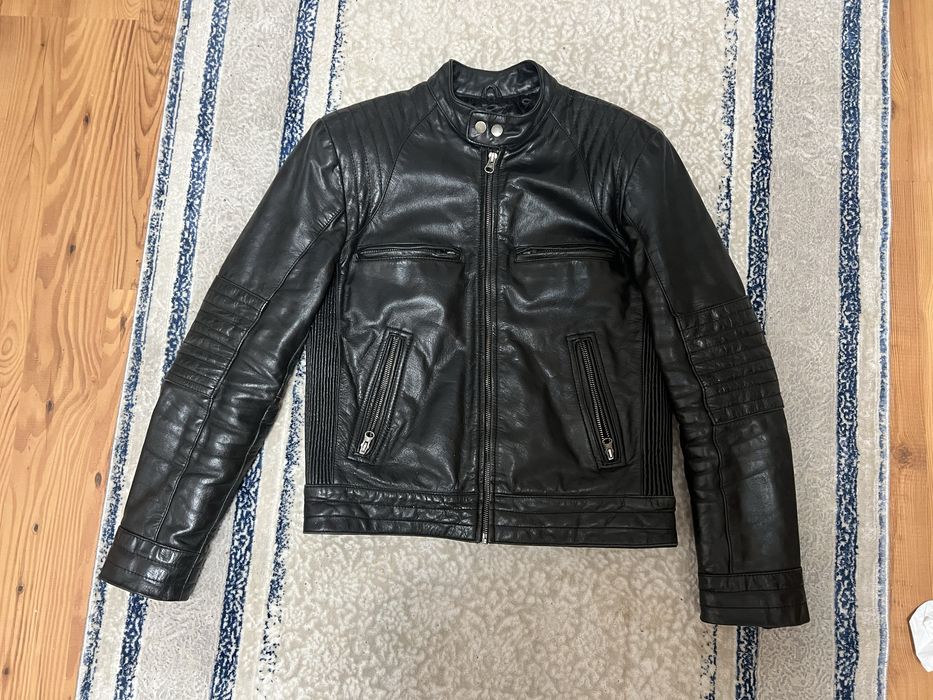 Вінтажна кожанка hedi slimane indie sleeze