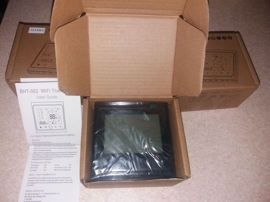 ТЕРМОРЕГУЛЯТОР на газовий котел с Wi-Fi управлінням