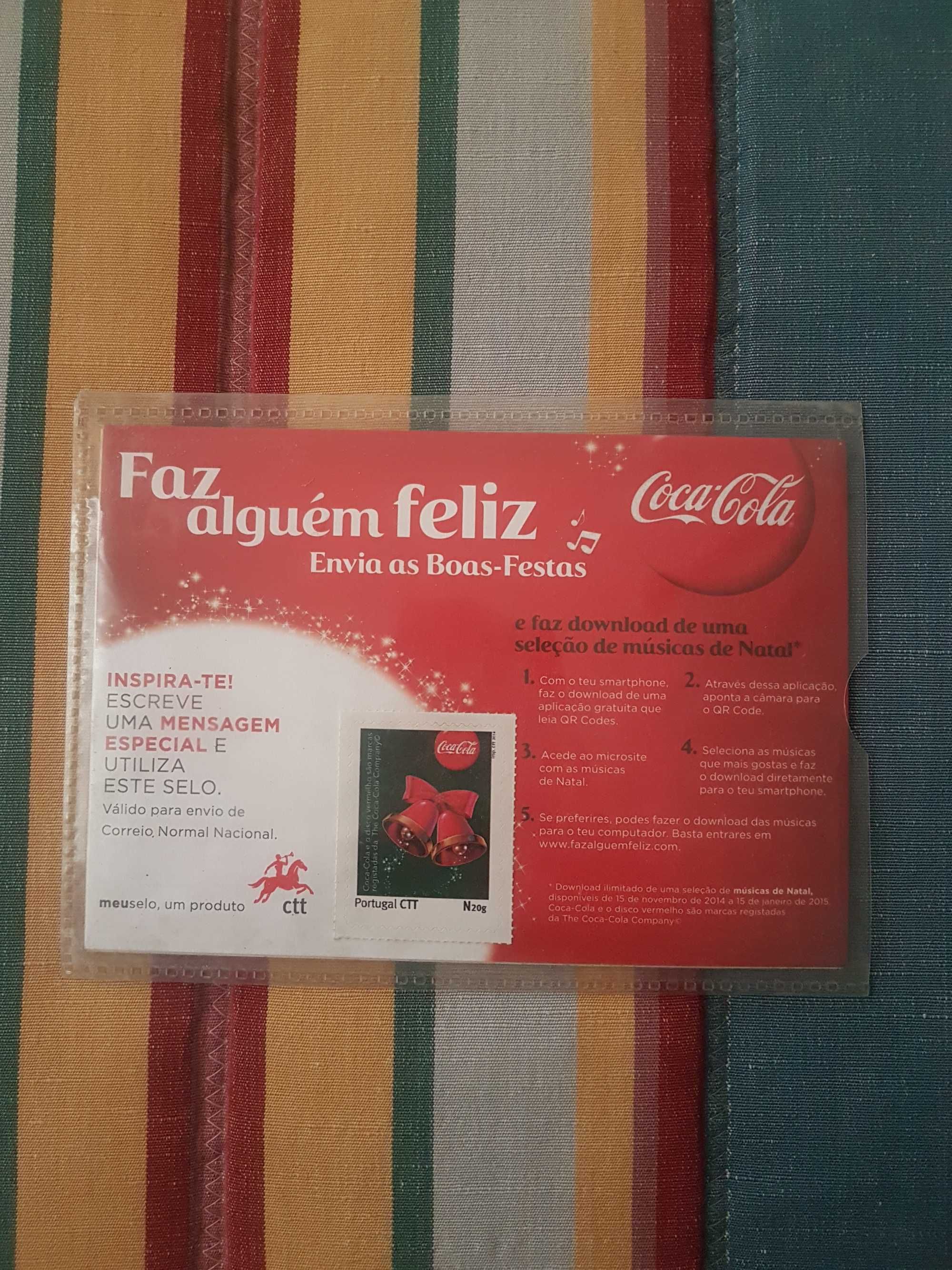 Coca Cola Conjunto Postais Natal