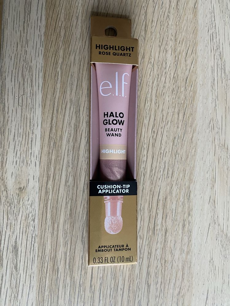 Elf Halo Glow Highlight Beauty Wand - Rose Quartz, nowy roświetlacz