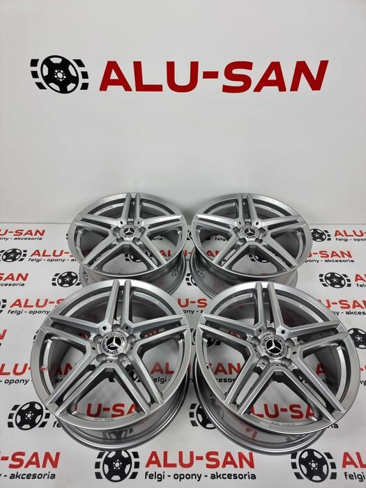 NOWE alufelgi MERCEDES 18" C-Klasa E-Klasa CLA GLC Grafitowe