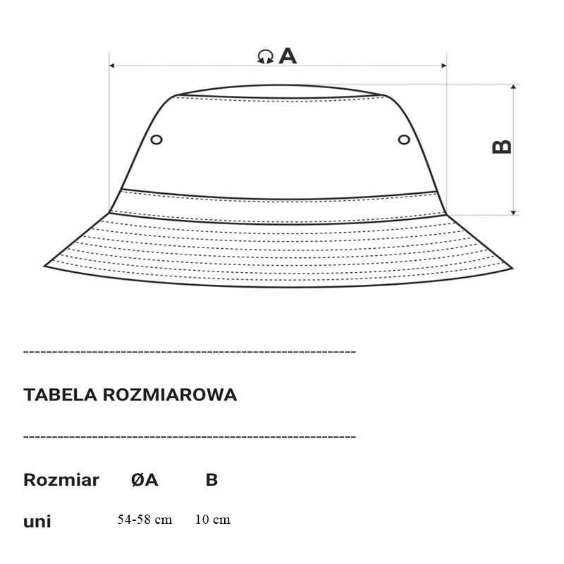 1X Kapelusz Moro Bucket HatT Unisex DWUSTRONNY