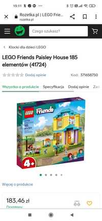 Sprzedam lego friends oraz puzzle mini treflika