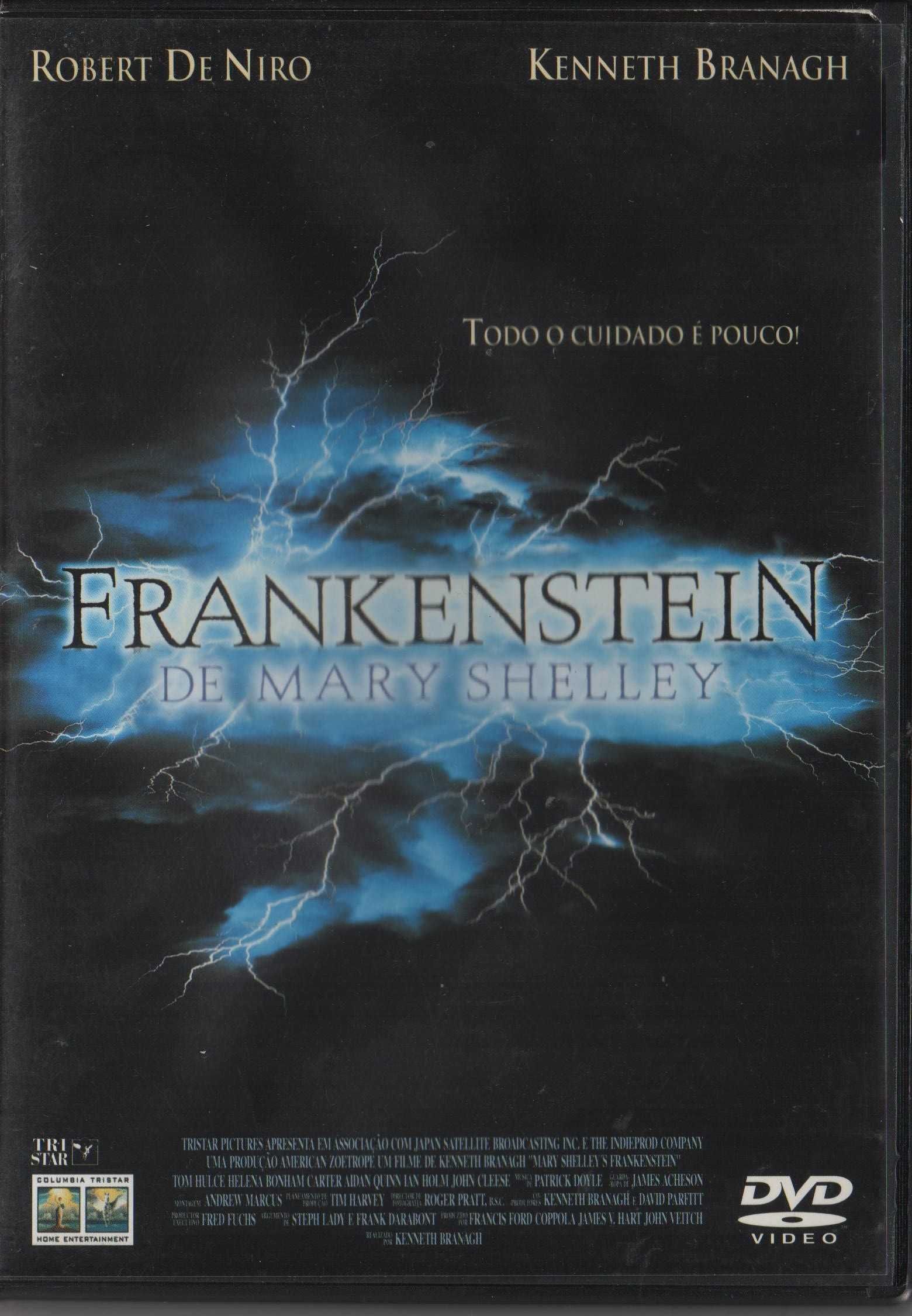 Dvd Frankenstein de Mary Shelley - terror - Robert DeNiro