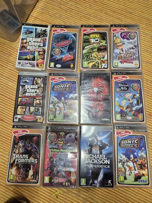 Vendo Vários Jogos PSP e Nintendo DS