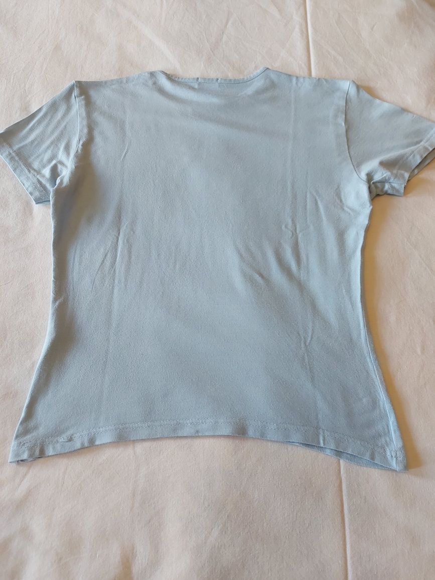 T-shirt Azul Claro da Miss Maxi - Tam° M.