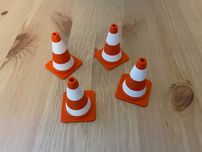4x pachołek drogowy do samochodów RC