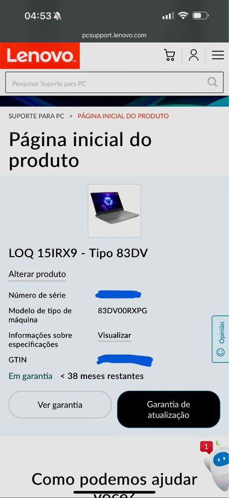 Lenovo LOQ 15IRX9 – RTX 4060 · i5‑13450HX · 16 GB DDR5 · SSD 2,5 TB