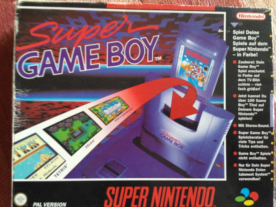 Super game boy - gameboy para snes + conversor NTSC - PAL