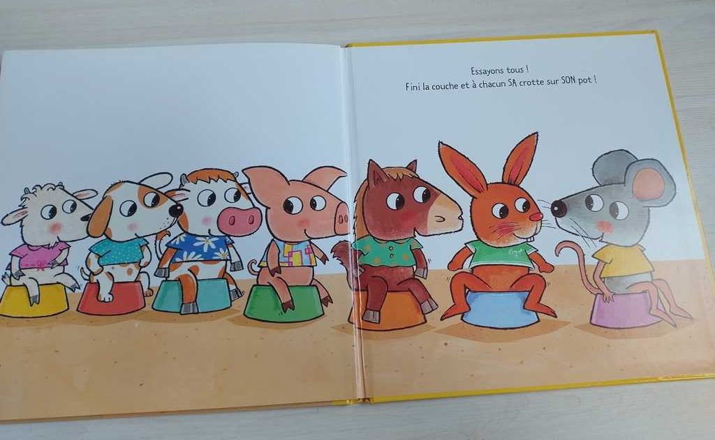 Książka francuska dla dzieci Livre français pour enfants avec rabats