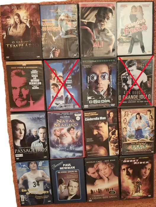 DVD's - Vários - como novos