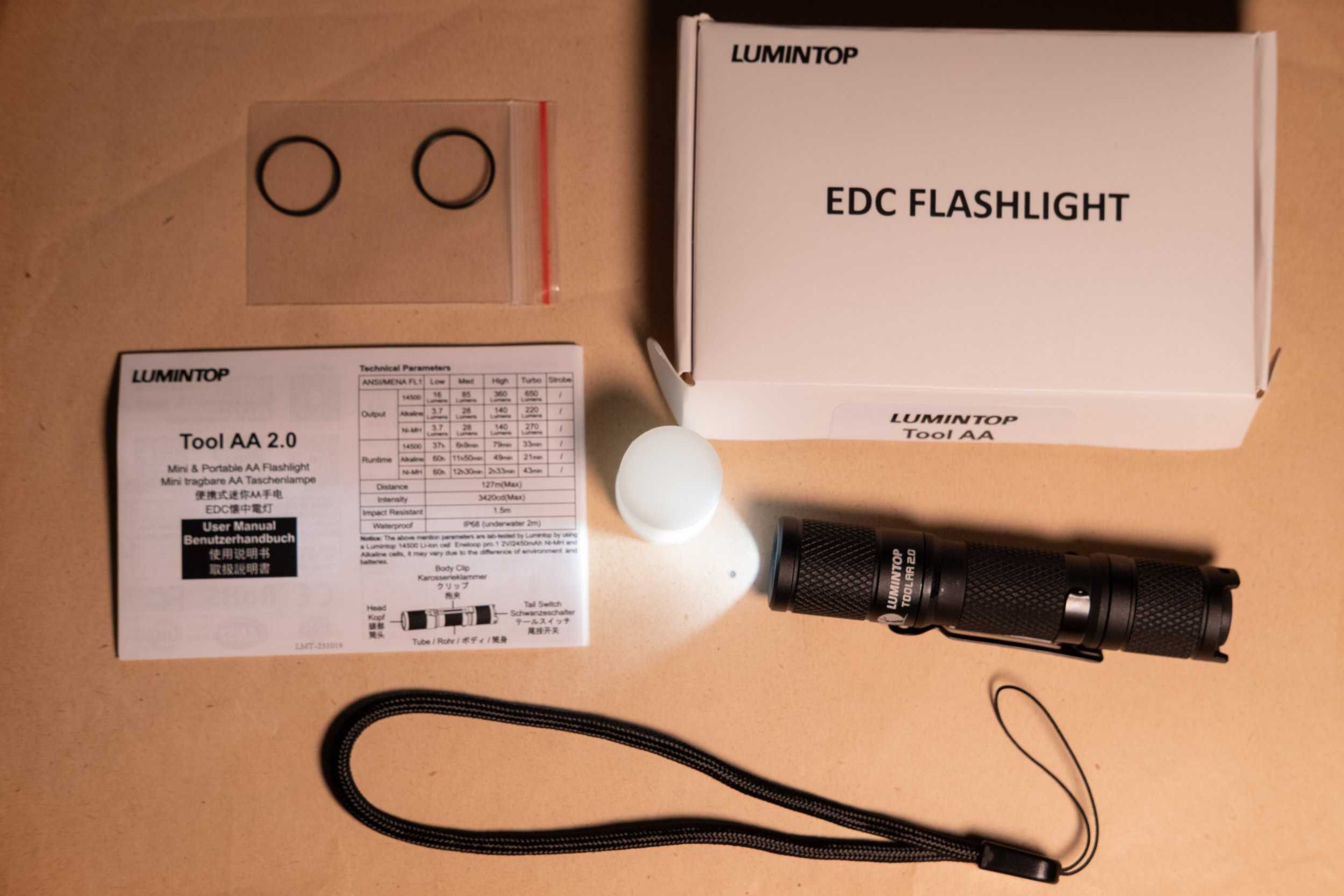 Latarka EDC Lumintop Tool AA v2 4000K Nichia 219 650LM Kraków