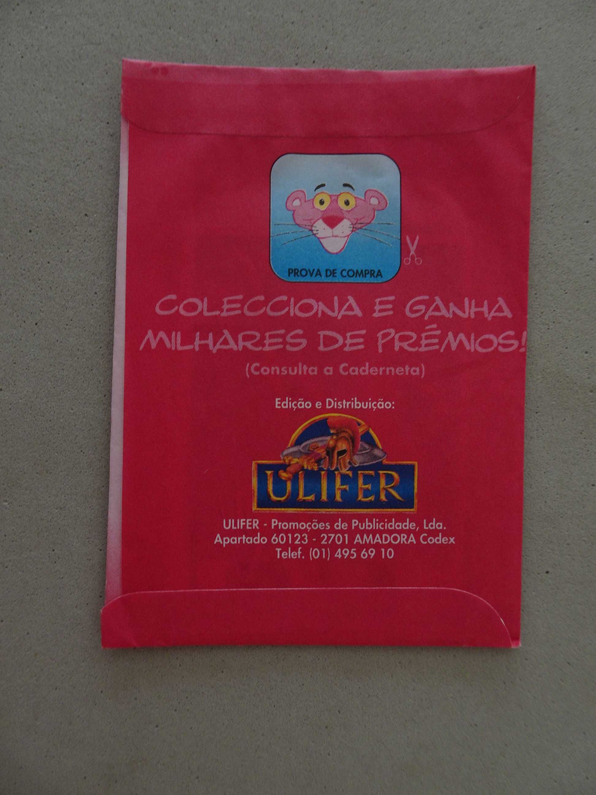 Carteira de cromos fechada Pink Panther - Pantera cor de rosa