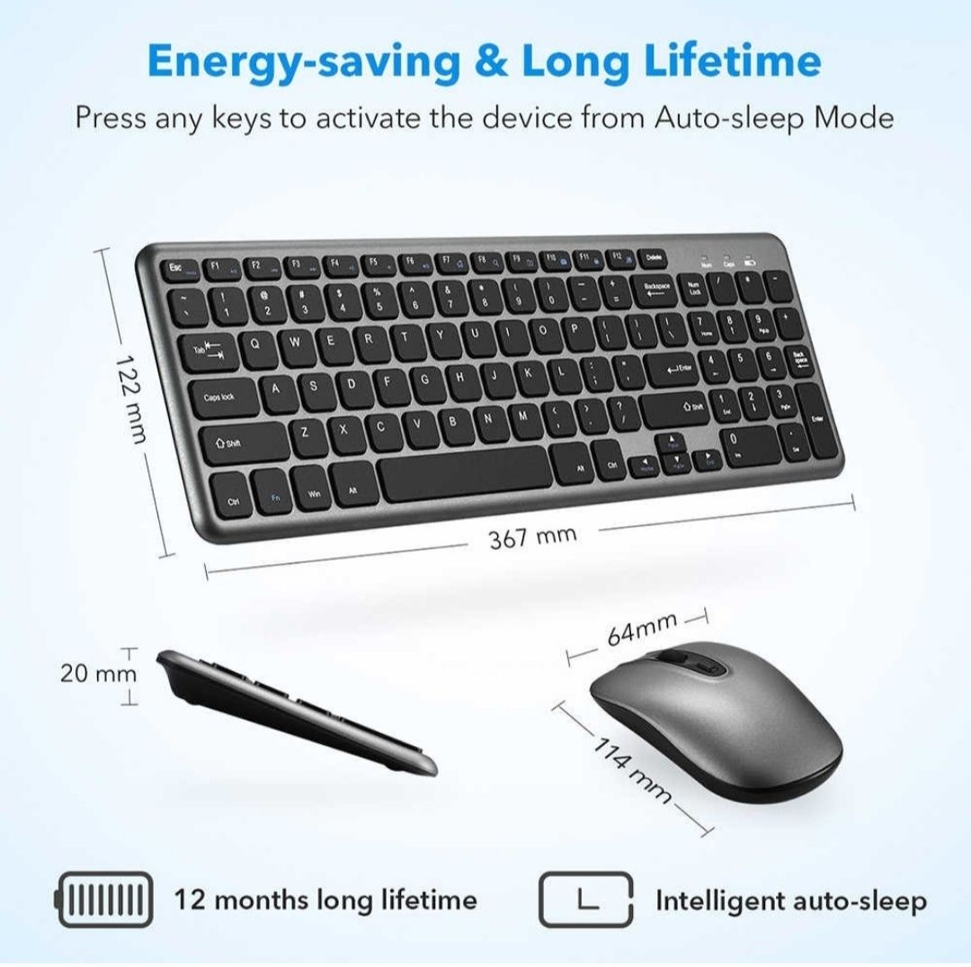 Комплект бездротової Wireless Keyboard and Mouse Combo