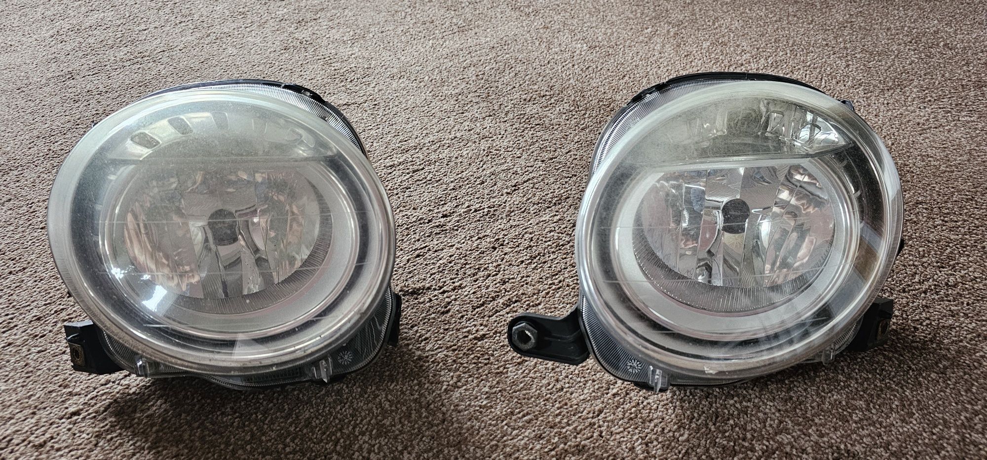 Oryginalne lampy reflektory Fiat 500 komplet używane stan dobry