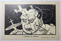 Bilhete Postal Guerra WWII Goering