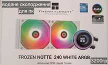 Водяне охолодження Thermalright Frozen Notte 240 White ARGB – Нове!

Ц