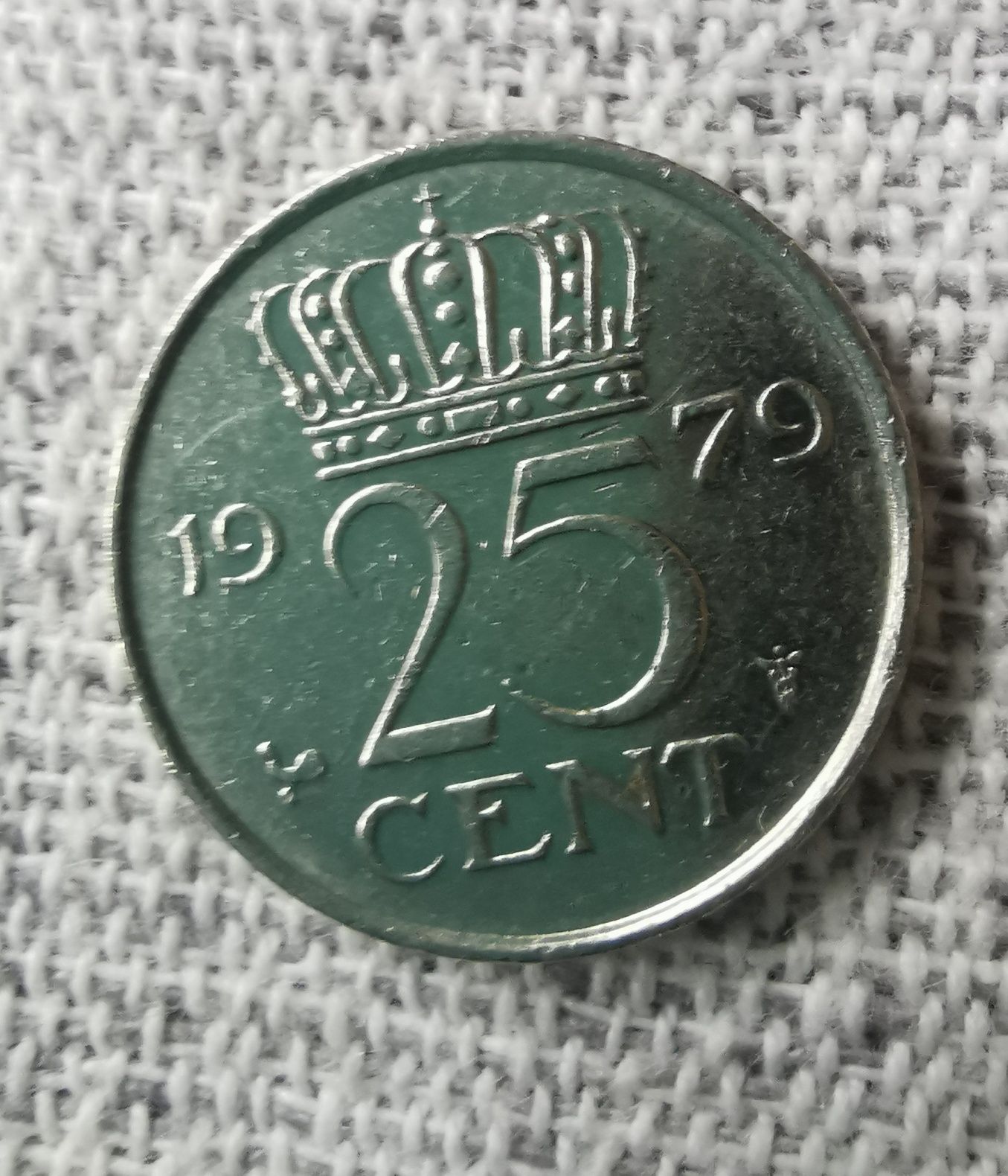 Moedas de 25 cêntimos Holanda para colecionadores