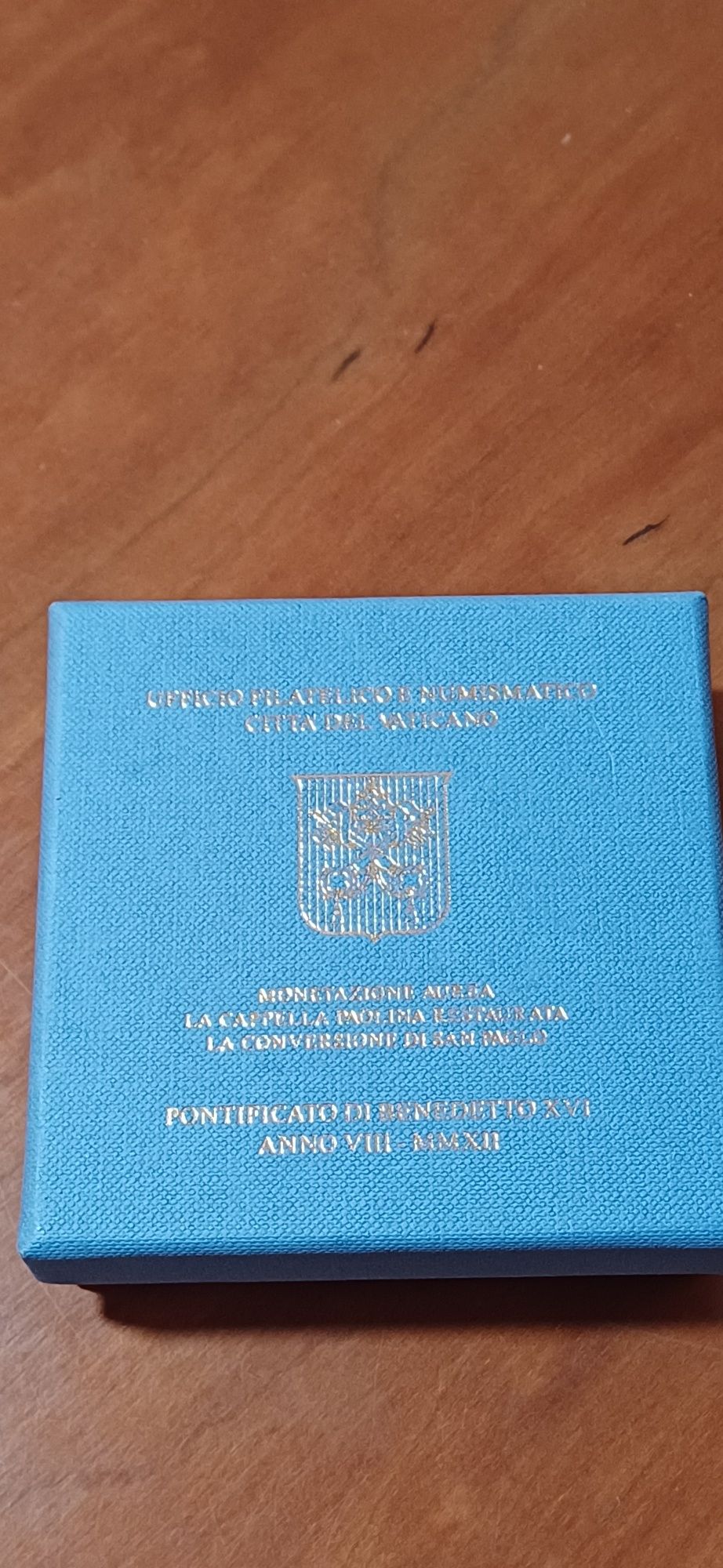 Moeda Ouro Vaticano Capela Sistina 2012