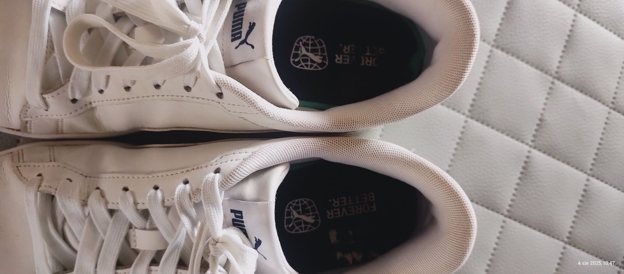 Białe buty Puma w bardzo dobrym stanie