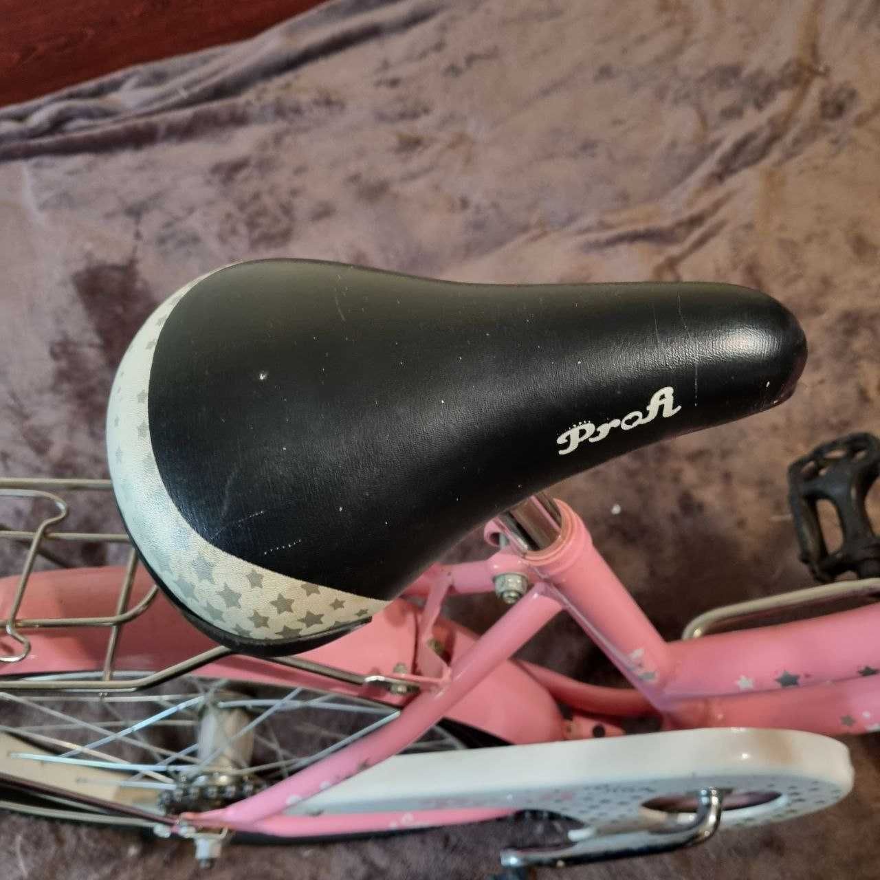 Велосипед дитячий 18 дюймов рожевий (для дівчинки)