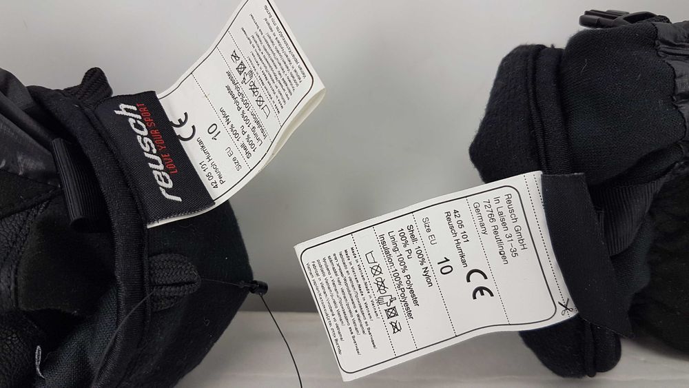 Перчатки Reusch Hurrikan PrimaLoft, разм 10 (L) на обхв 25,4 см-26 см