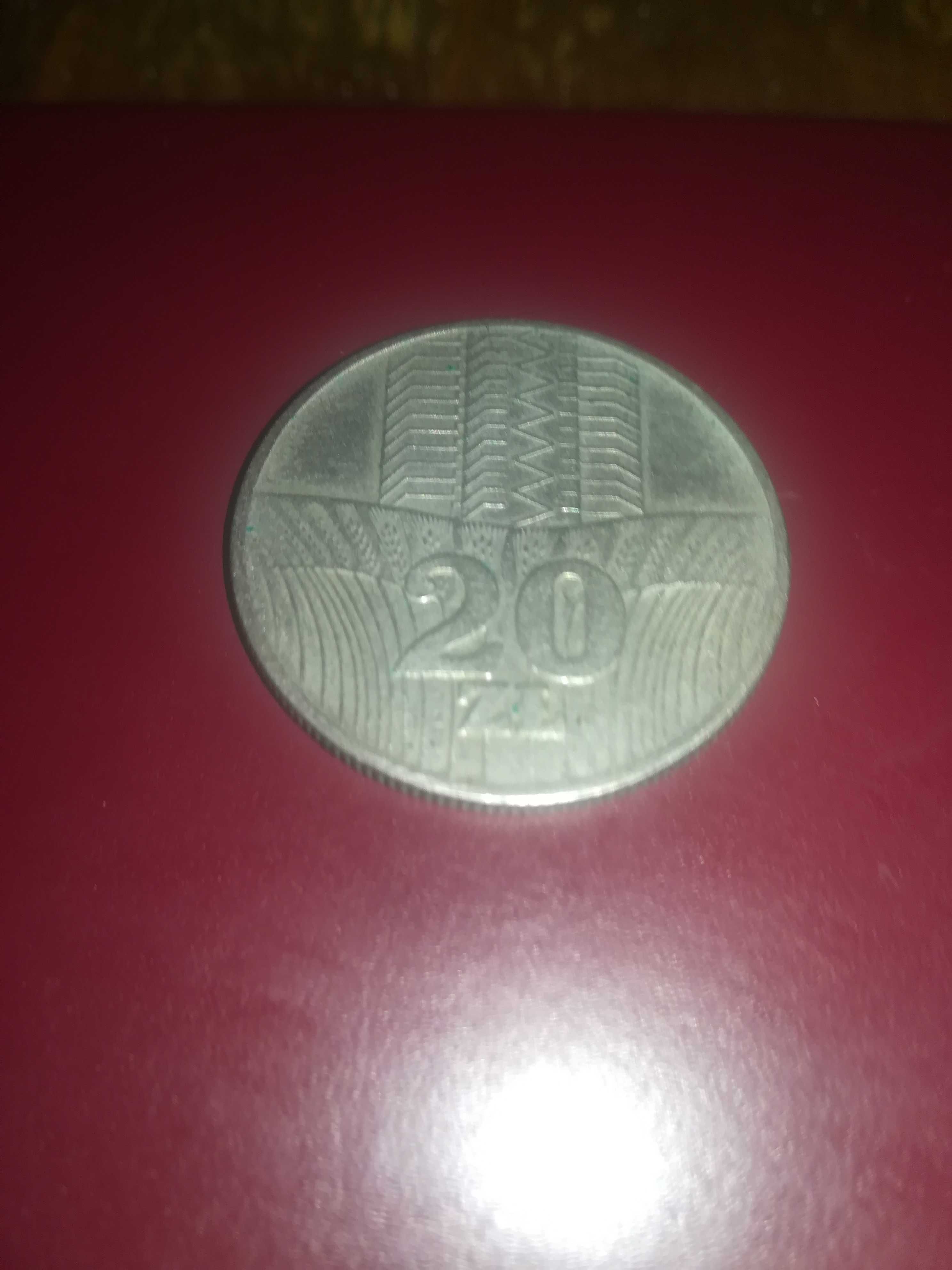 Moneta 20zł wieżowiec 1976