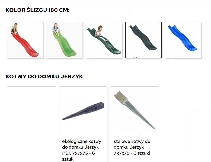 Domek drewniany dla dzieci Jerzyk bez/ze zjeżdżalnią Duży OD RĘKI