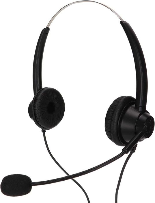 Zestaw słuchawkowy z mikrofonem - jack 2,5 mm dla call center,biuro.