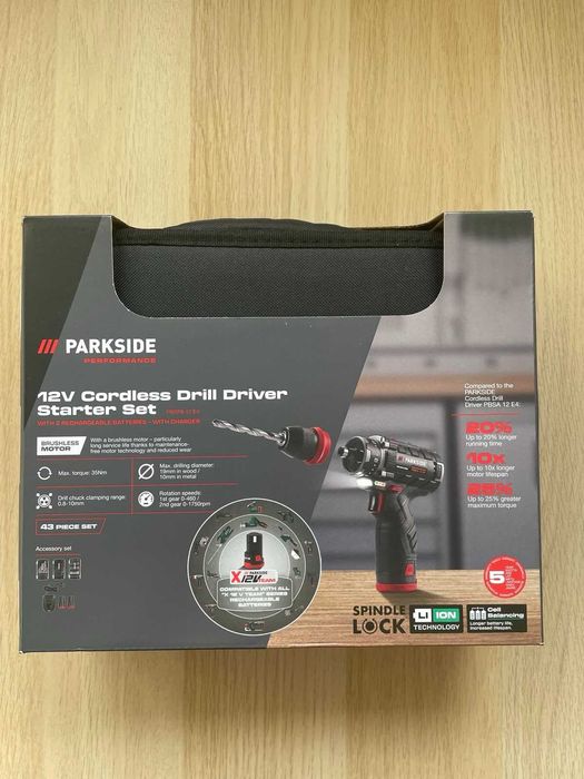 NOWA Wiertarko - wkrętarka PARKSIDE 12V PBSPA 12 2aku gwarancja 5 lat