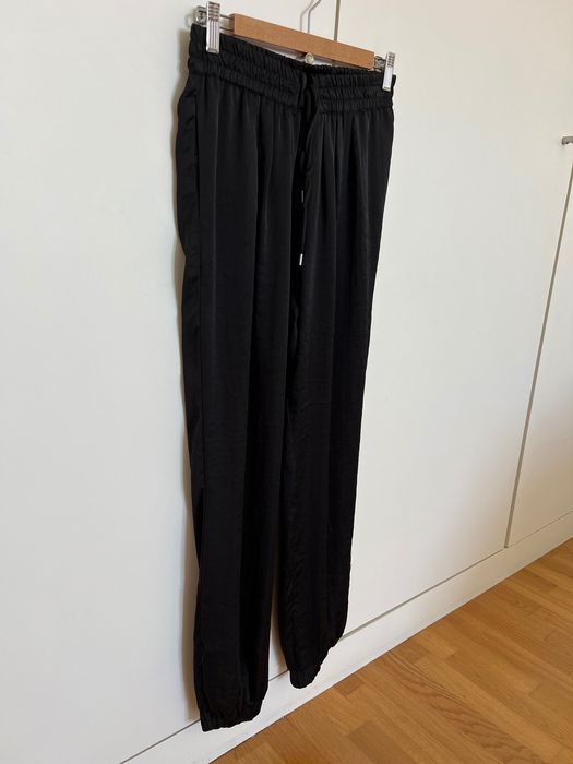 Calças balão pretas Zara M