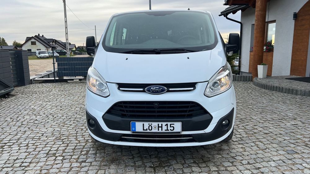 Ford Transit Custom Pierwszy właściciel Serwis max długi 6cio osobowy Polecam