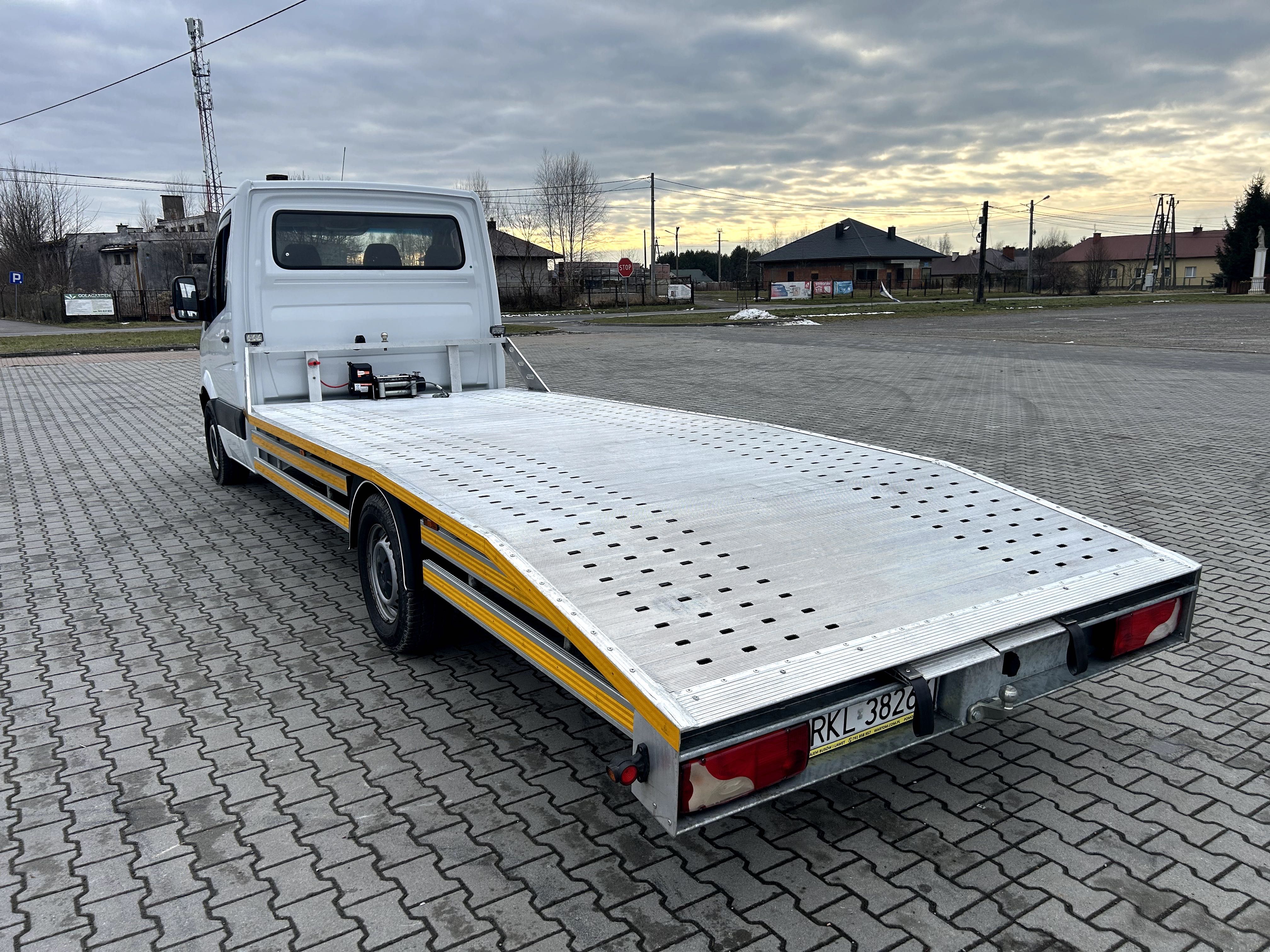 WYNAJEM Wypożyczenie AUTOLAWETY Lawety Mercedes Sprinter 906 2.2 CDI