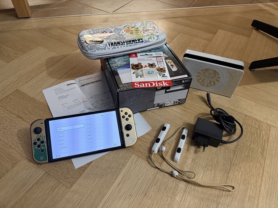 Switch OLED The Legend of Zelda: Tears of the Kingdome Edition + karta