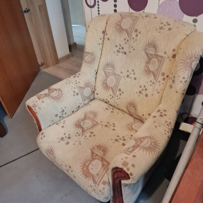 2 fotele kolor beżu