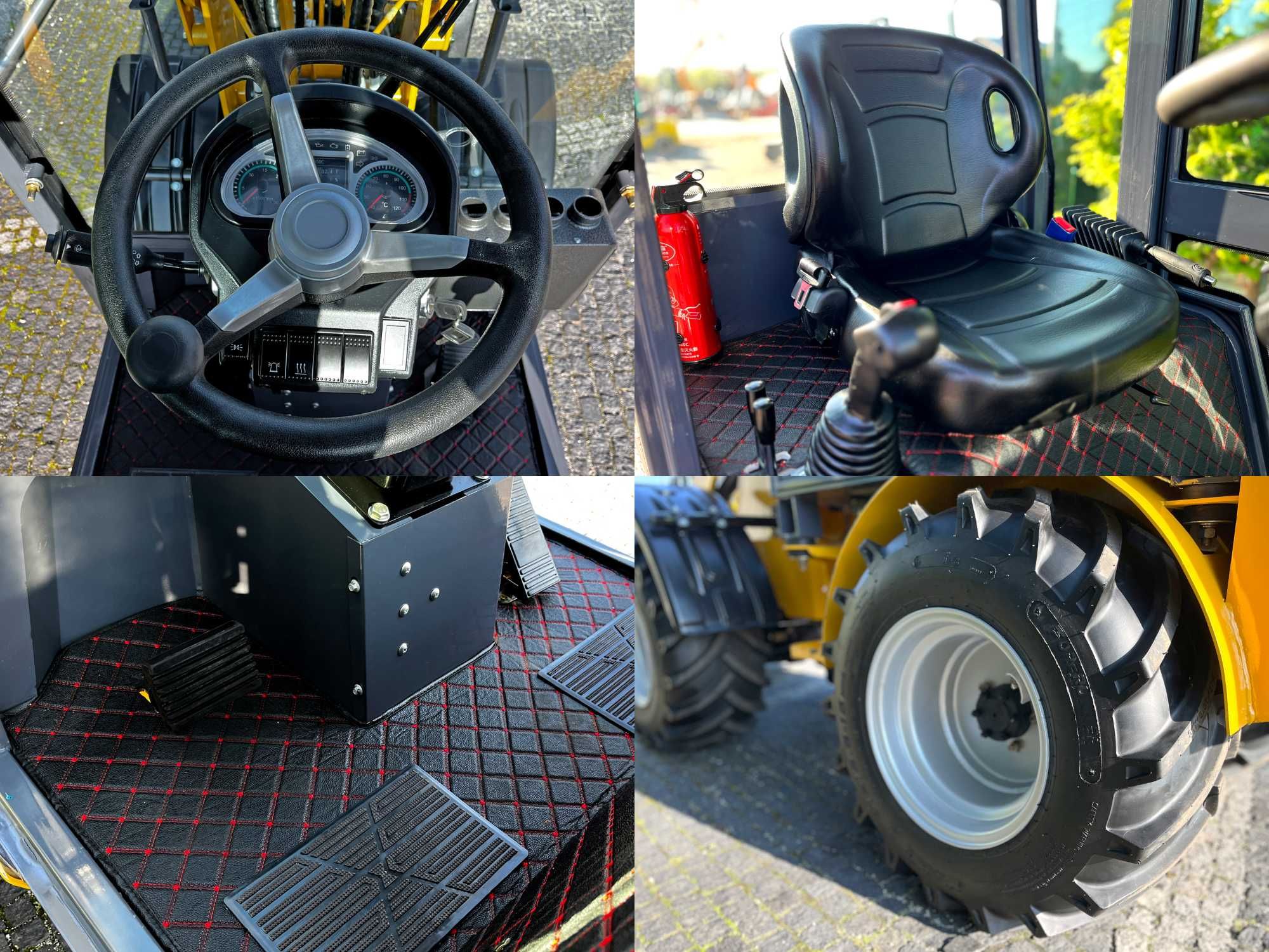 Miniładowarka silnik PERKINS Gunstig CS908 mini ładowarka 800kg 4x4