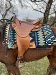 Siodło rajdowe Podium w stylu western 17L