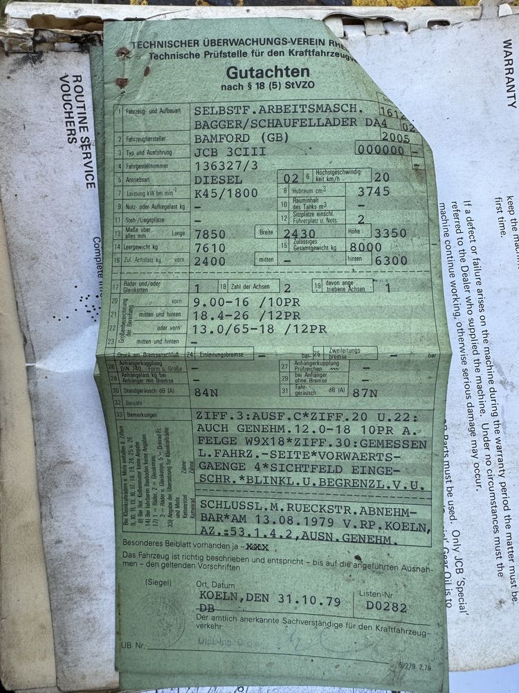 Koparko ładowarka JCB