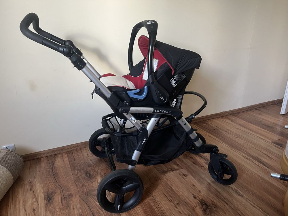 Wózek firmy Concord Fusion 3 w 1 + dodatkowa gondola firmy Maxi Cosi