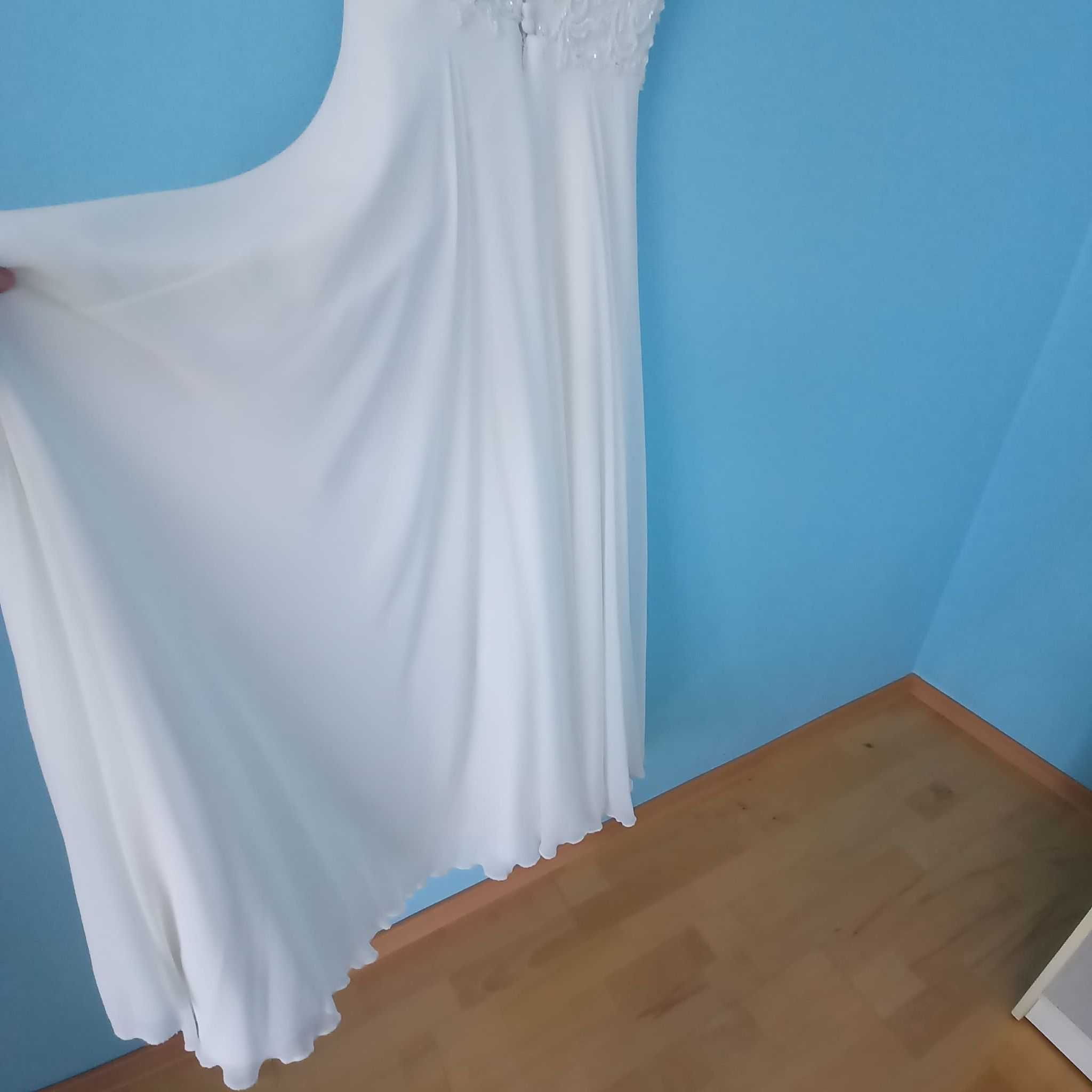 Sukienka ślubna śmietanka rozmiar 36
