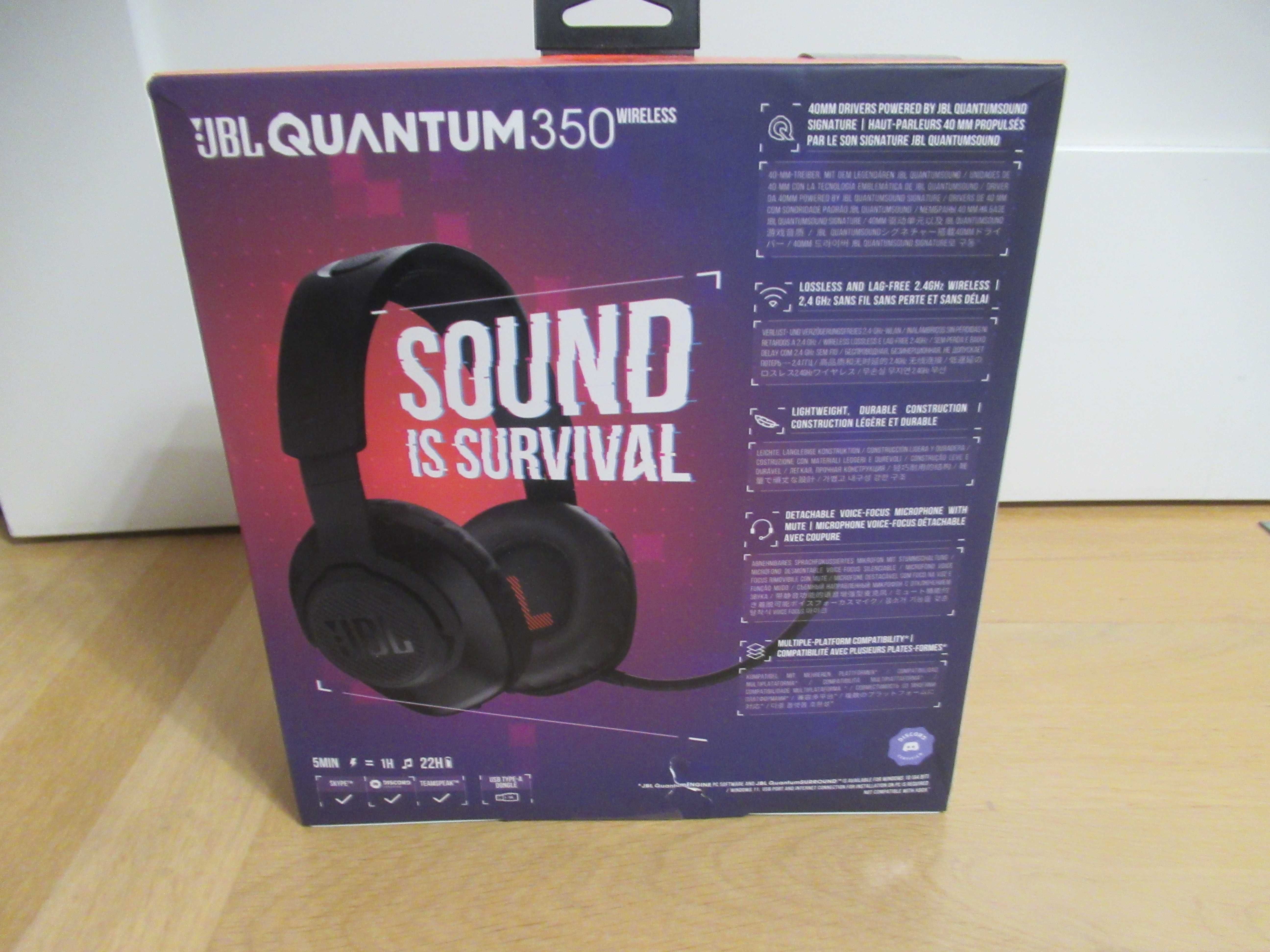 JBL Quantum 350 nowe słuchawki