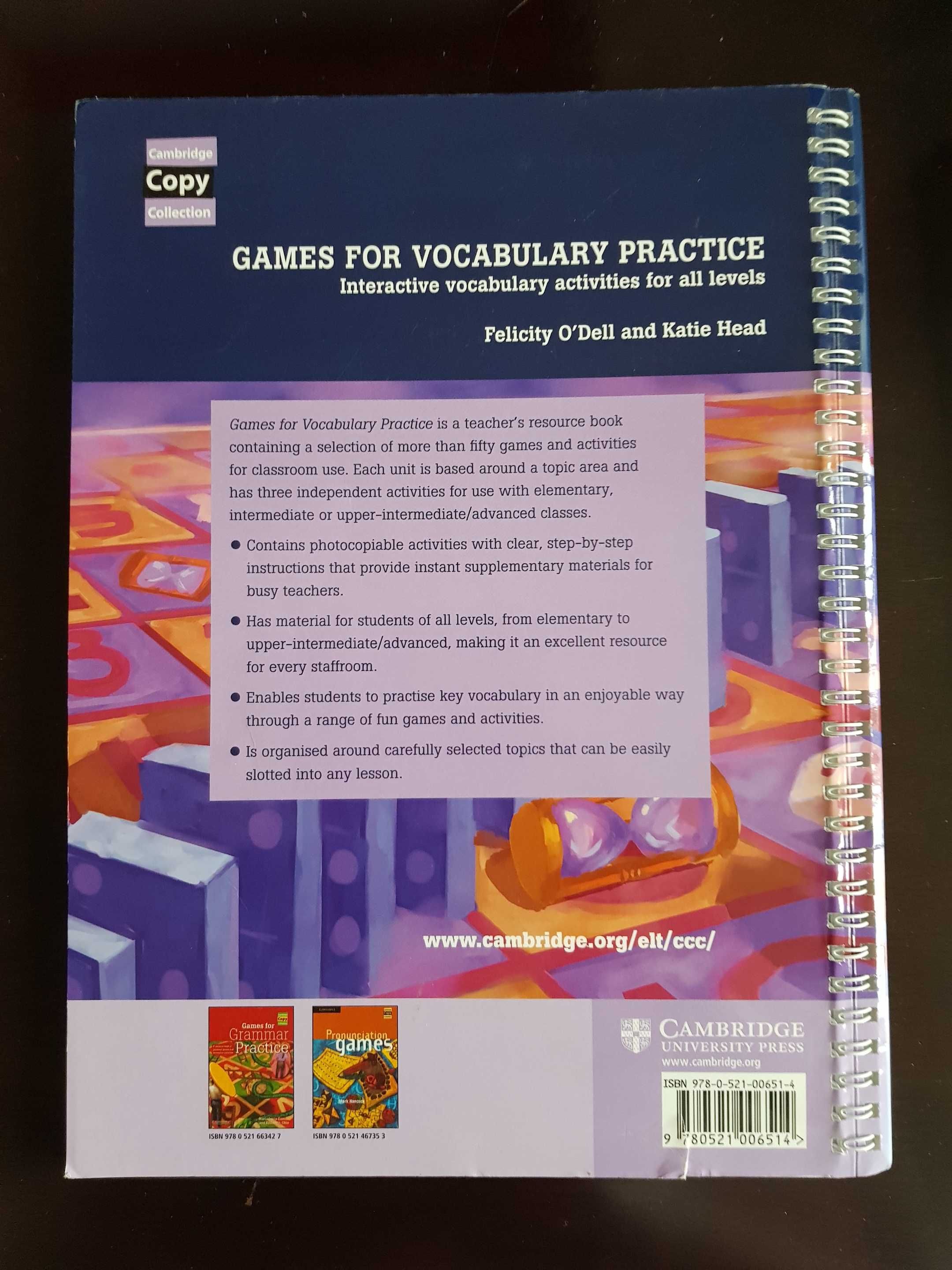 Games for Vocabulary Practice Felicity O'Dell Katie Head