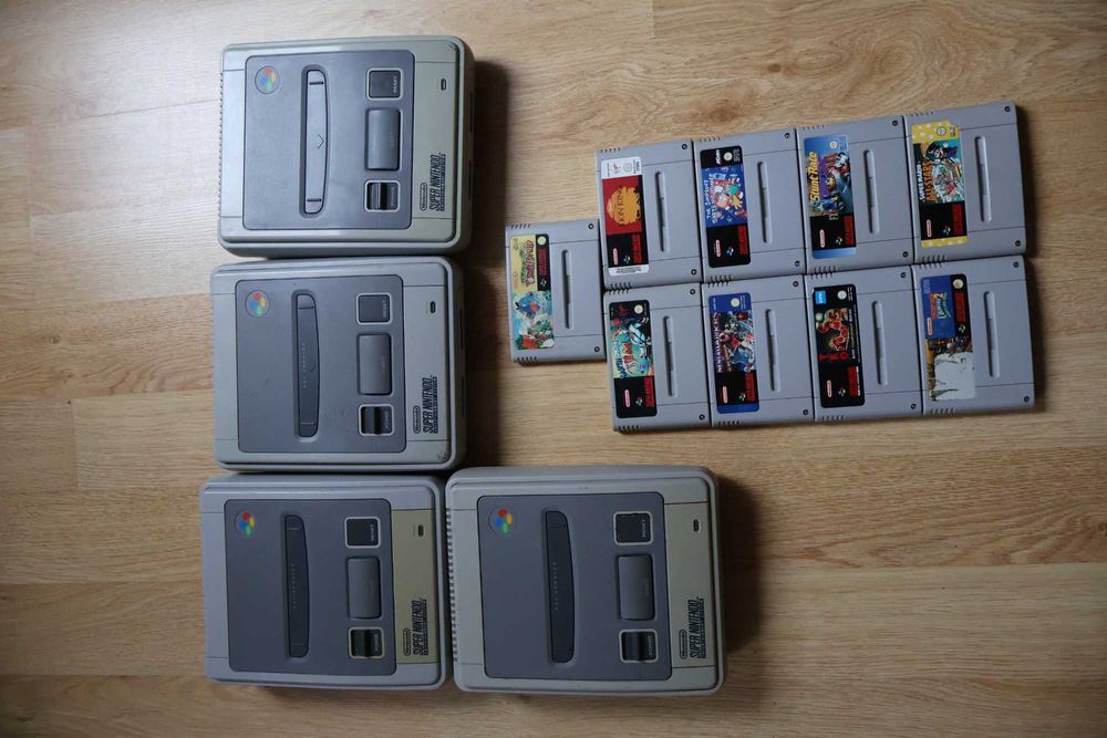 Gry Konsole Super Nintendo Snes PAL EUR ANG JIM Ninja Warriors Mario