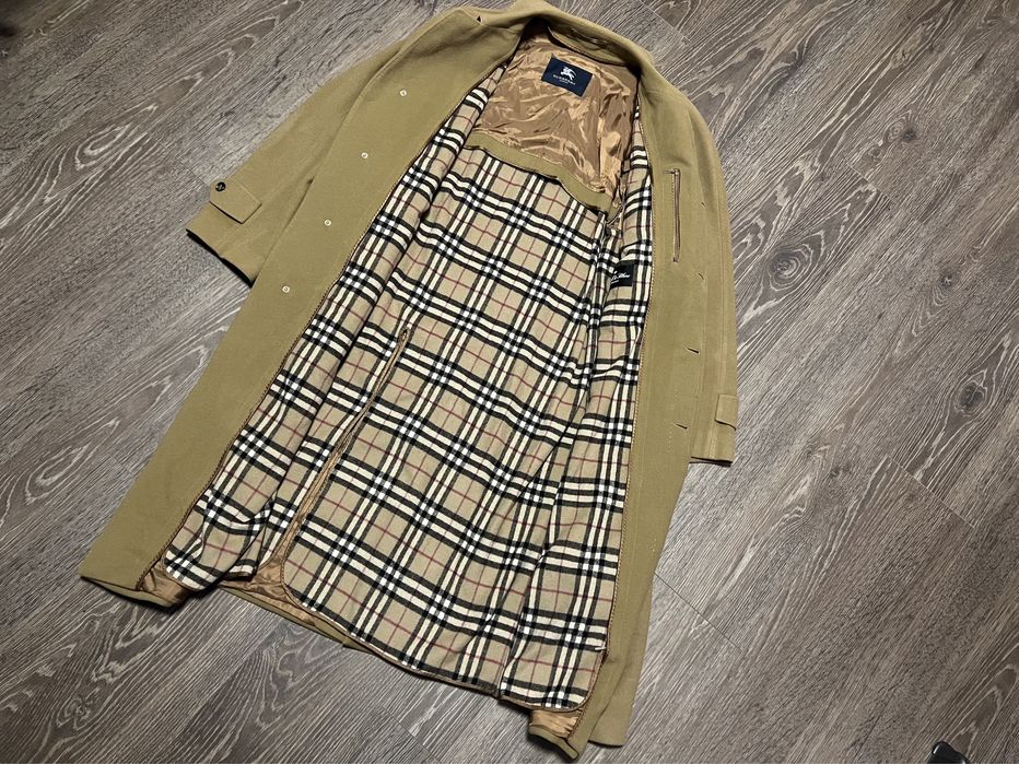 Чоловіче шерстяне пальто Burberry London Wool Cashmere Coat